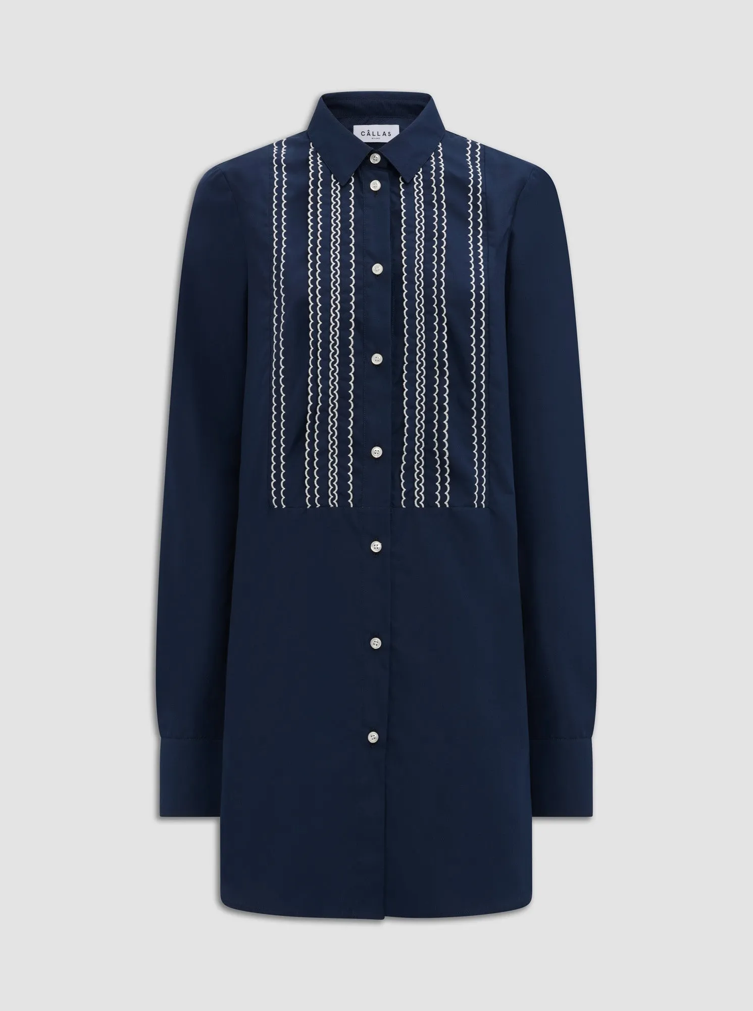 MATTIA shirt dress Navy