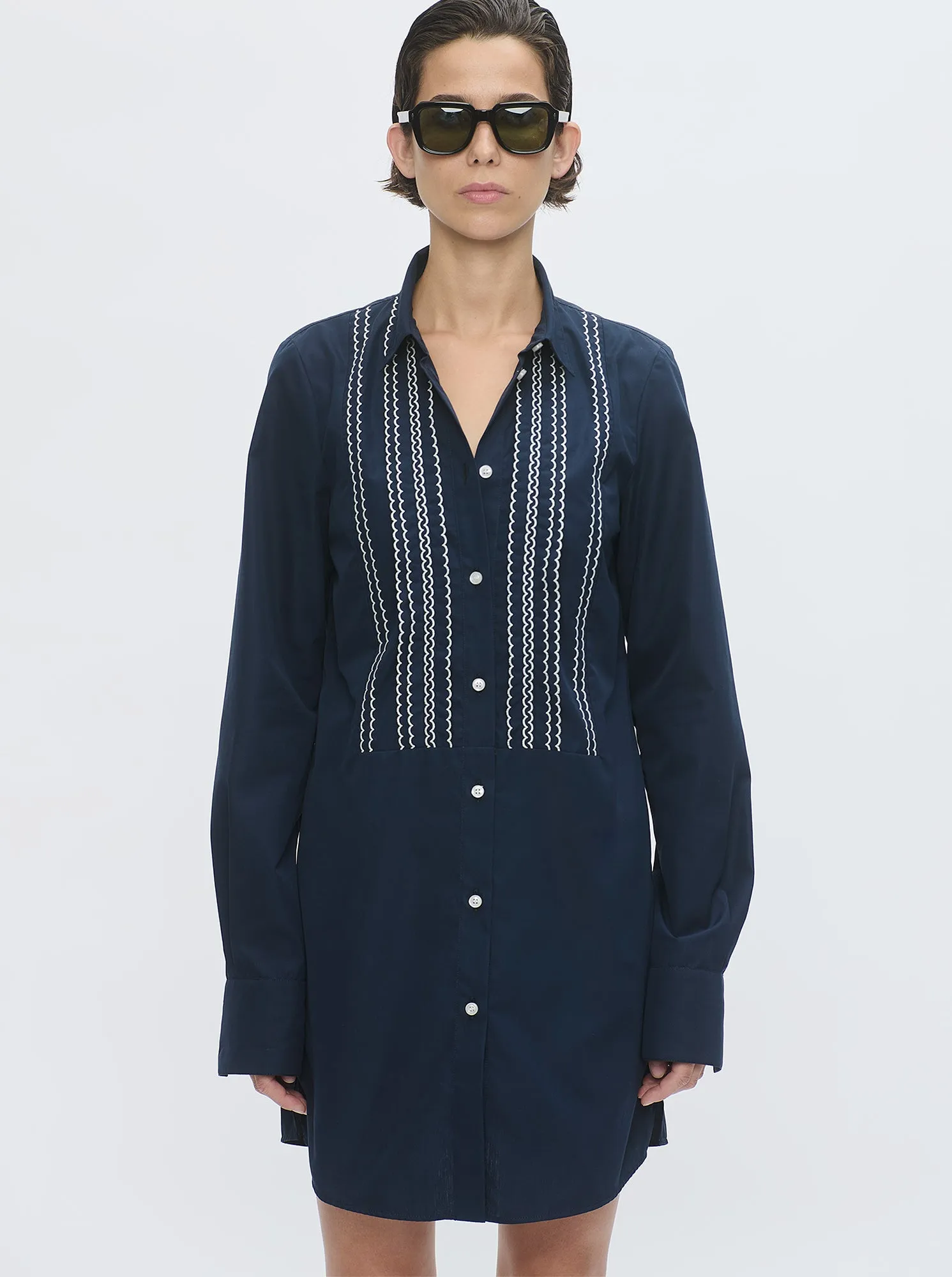 MATTIA shirt dress Navy
