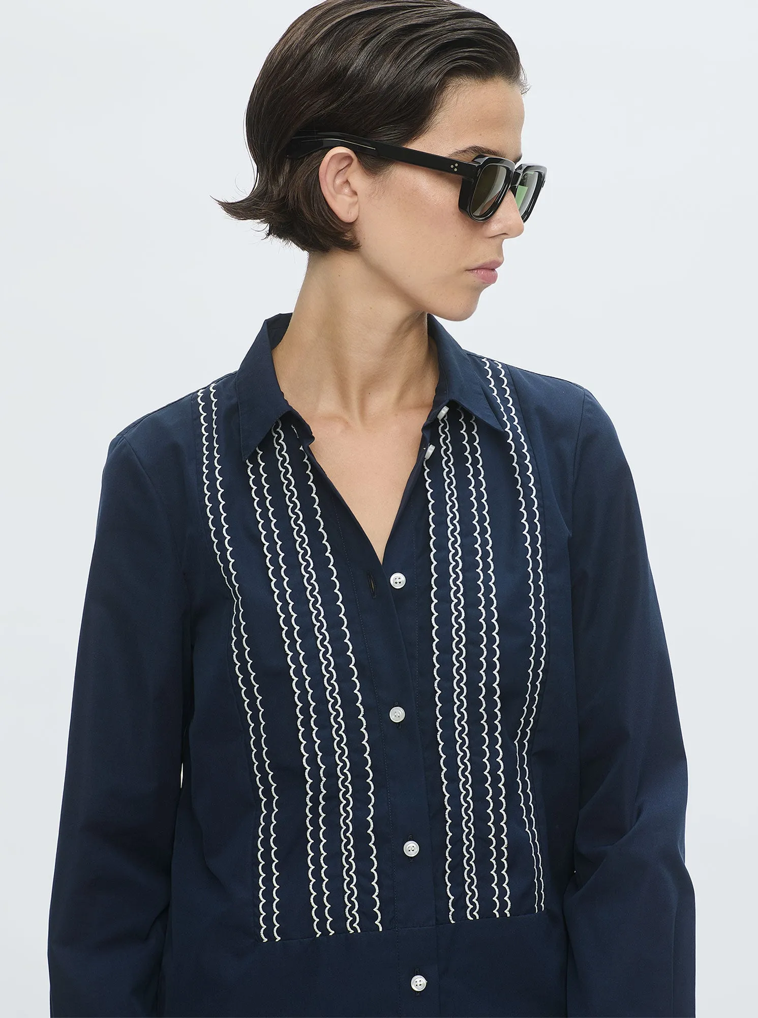 MATTIA shirt dress Navy