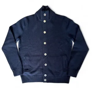 MCS Merino Wool Button Jacket - Navy
