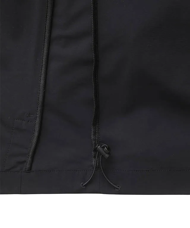 Men's Back Logo Point Jersey Jacket - Black