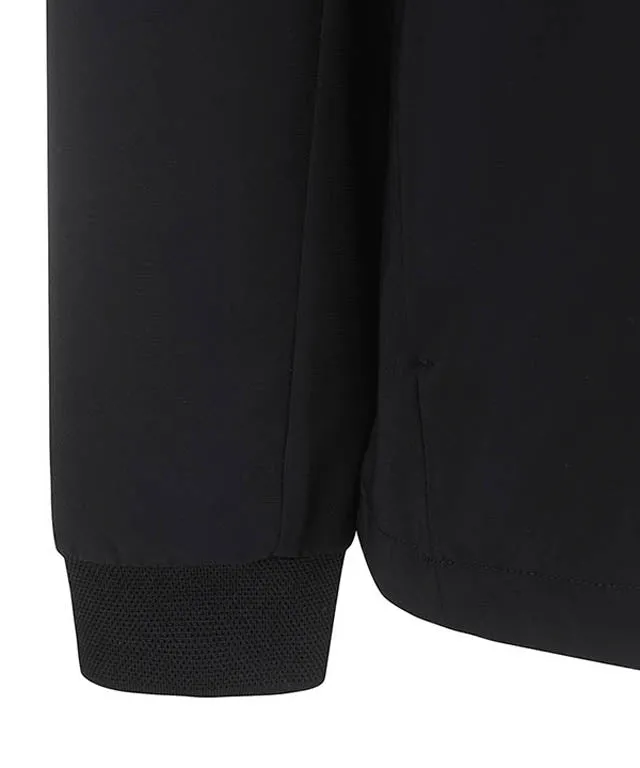Men's Back Logo Point Jersey Jacket - Black