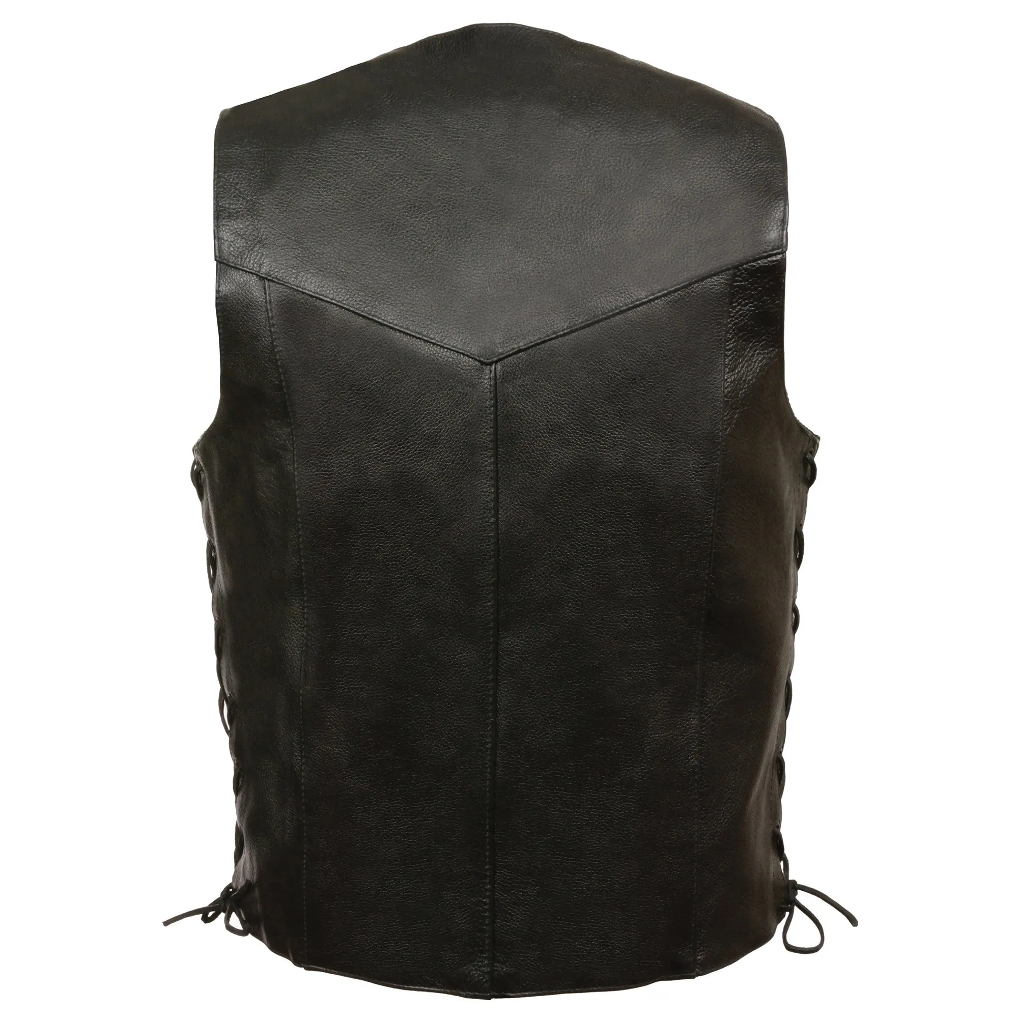 Men's Classic Side Lace Biker Vest