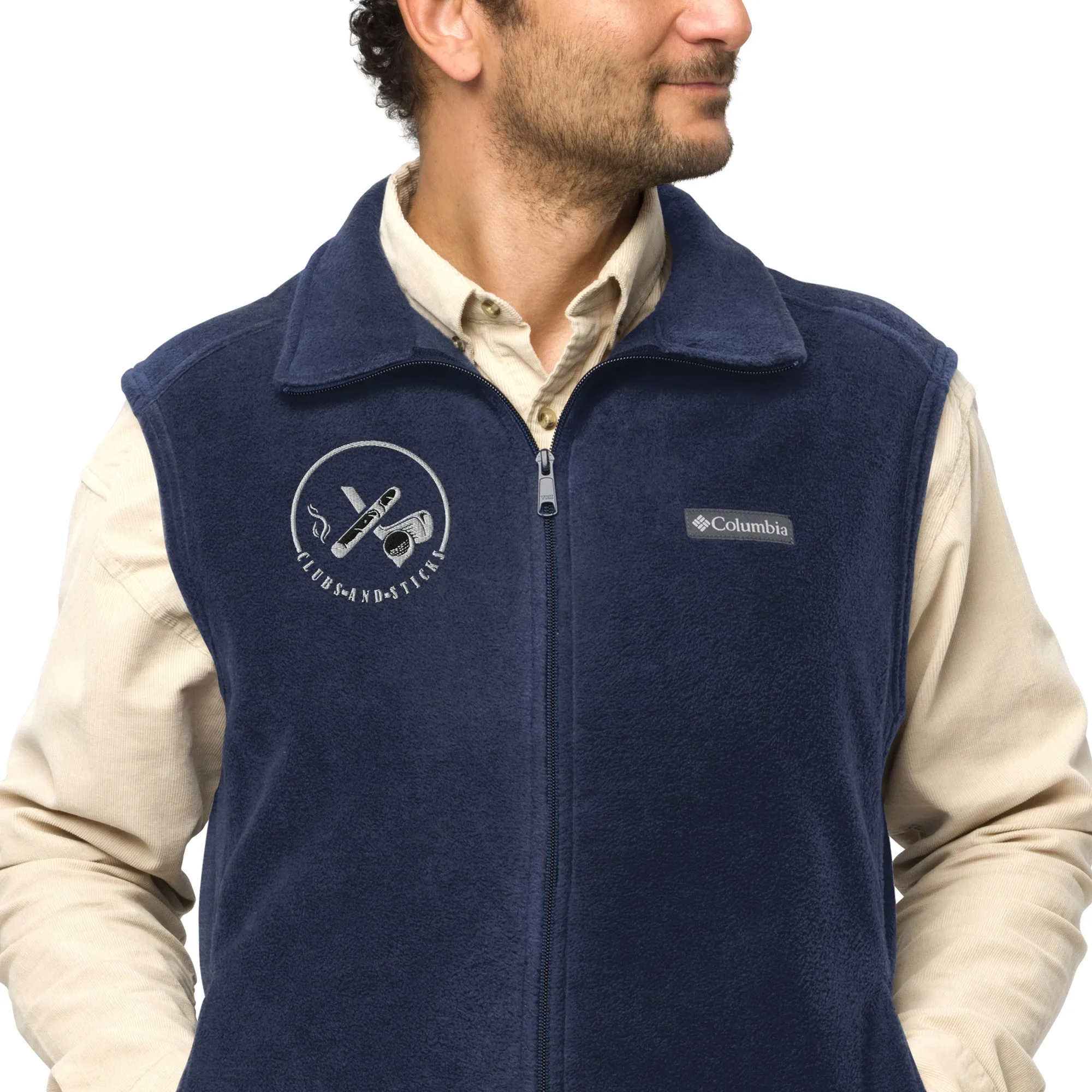 Men’s Columbia fleece vest