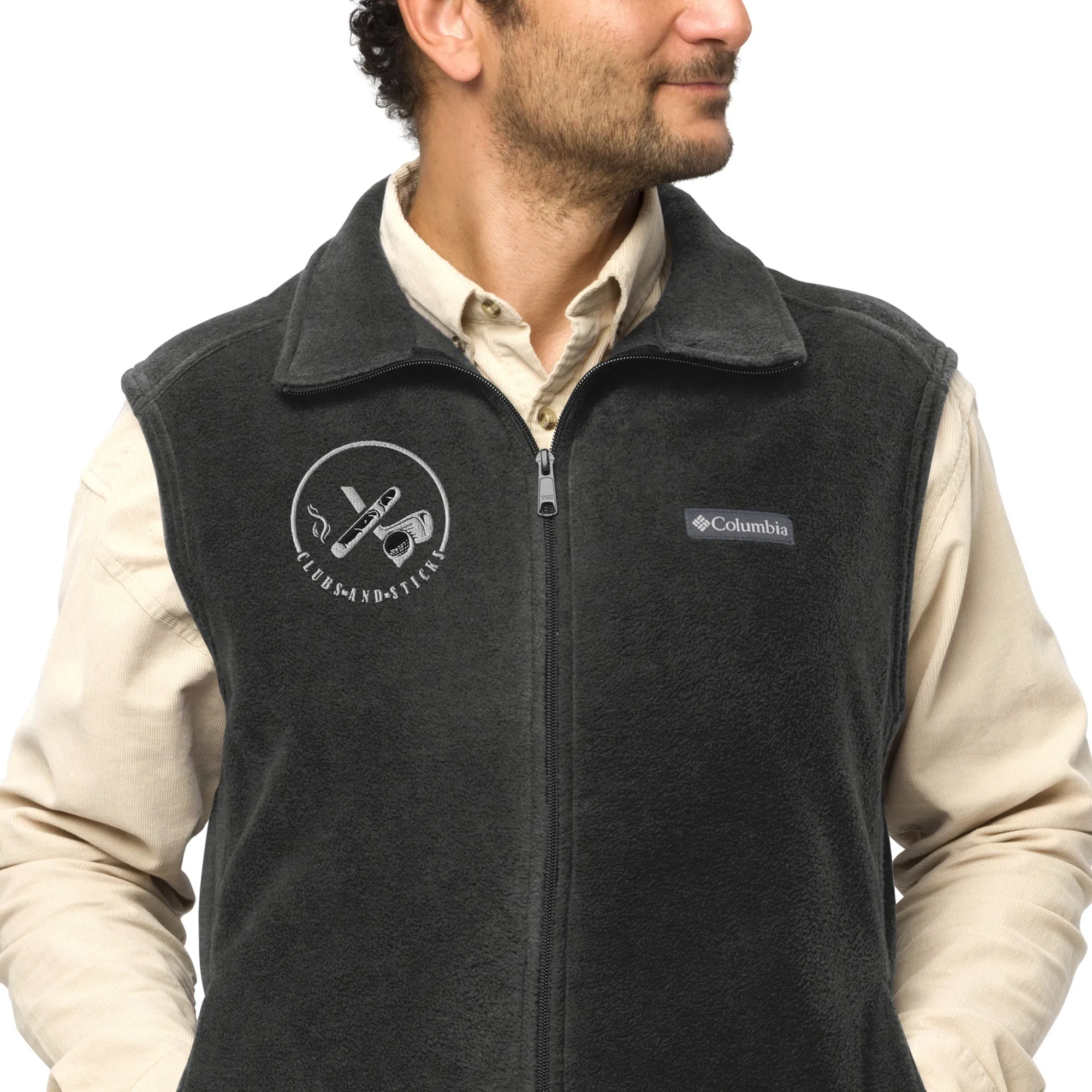 Men’s Columbia fleece vest