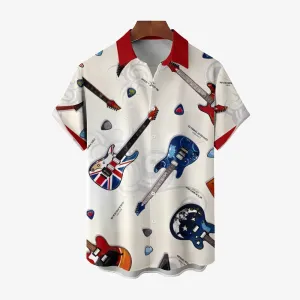 Men's Hawaiian Casual Short Sleeve Shirt 2404001466
