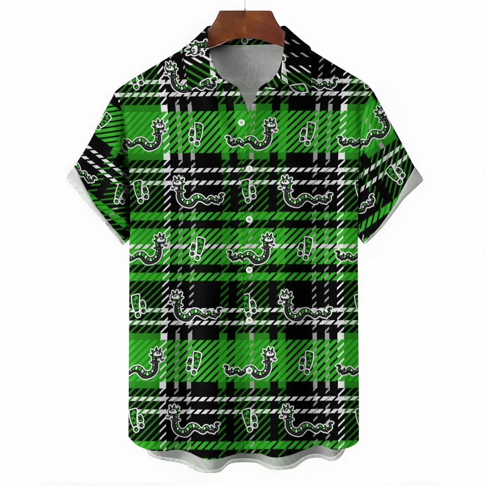Men's Hawaiian Casual Short Sleeve Shirt 2404001618