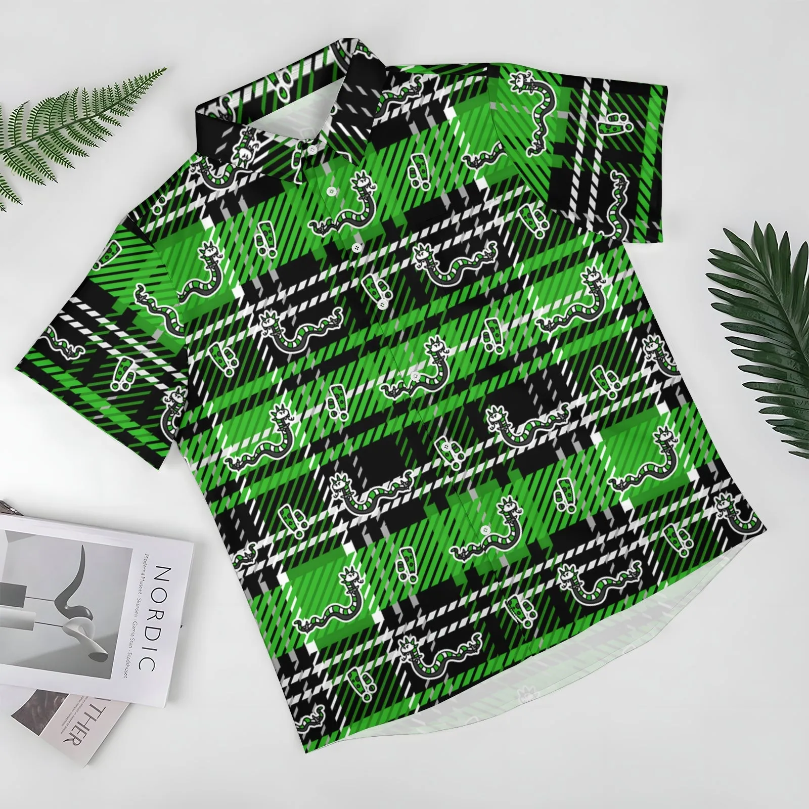 Men's Hawaiian Casual Short Sleeve Shirt 2404001618