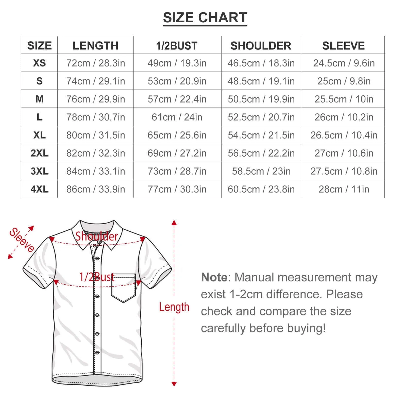 Men's Hawaiian Casual Short Sleeve Shirt 2404001618