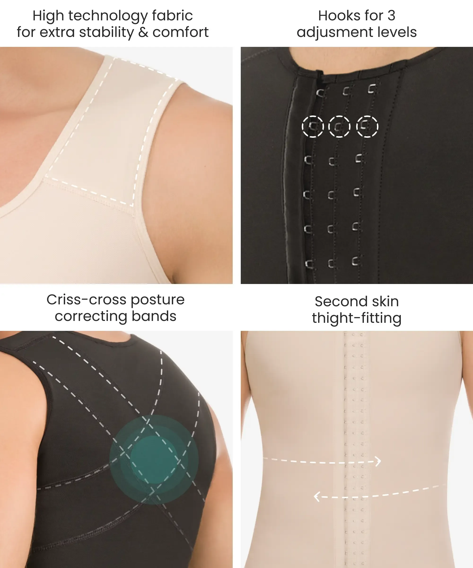 Men's posture correction vest - Style 7006