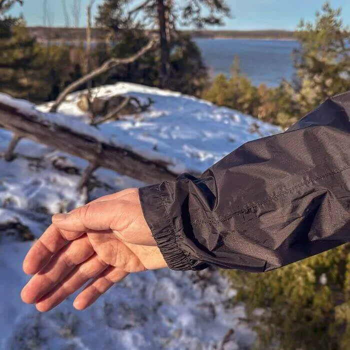Men's / Unisex Waterproof Ventilated Rain Jacket Superlite – Lightweight & Durable Protection for Hikers, 20 000 mm HH