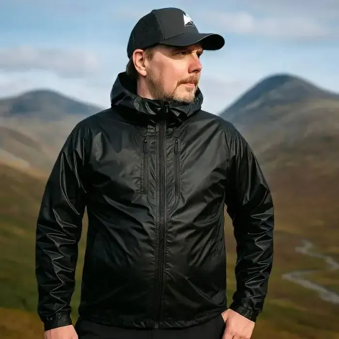 Men's / Unisex Waterproof Ventilated Rain Jacket Superlite – Lightweight & Durable Protection for Hikers, 20 000 mm HH
