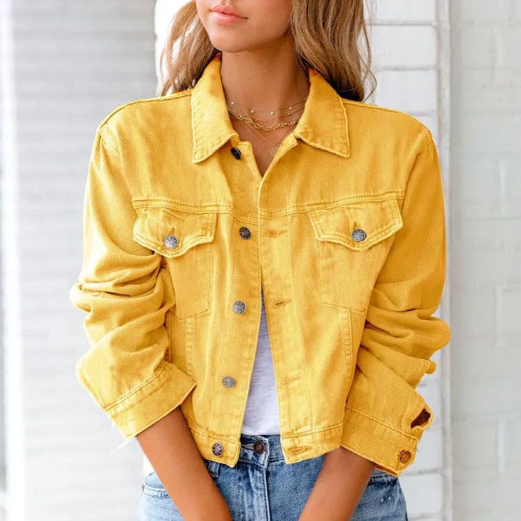 Mirella | Plain Denim Jacket