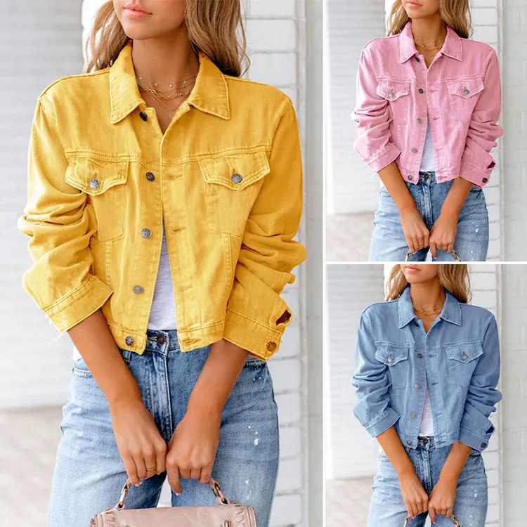 Mirella | Plain Denim Jacket
