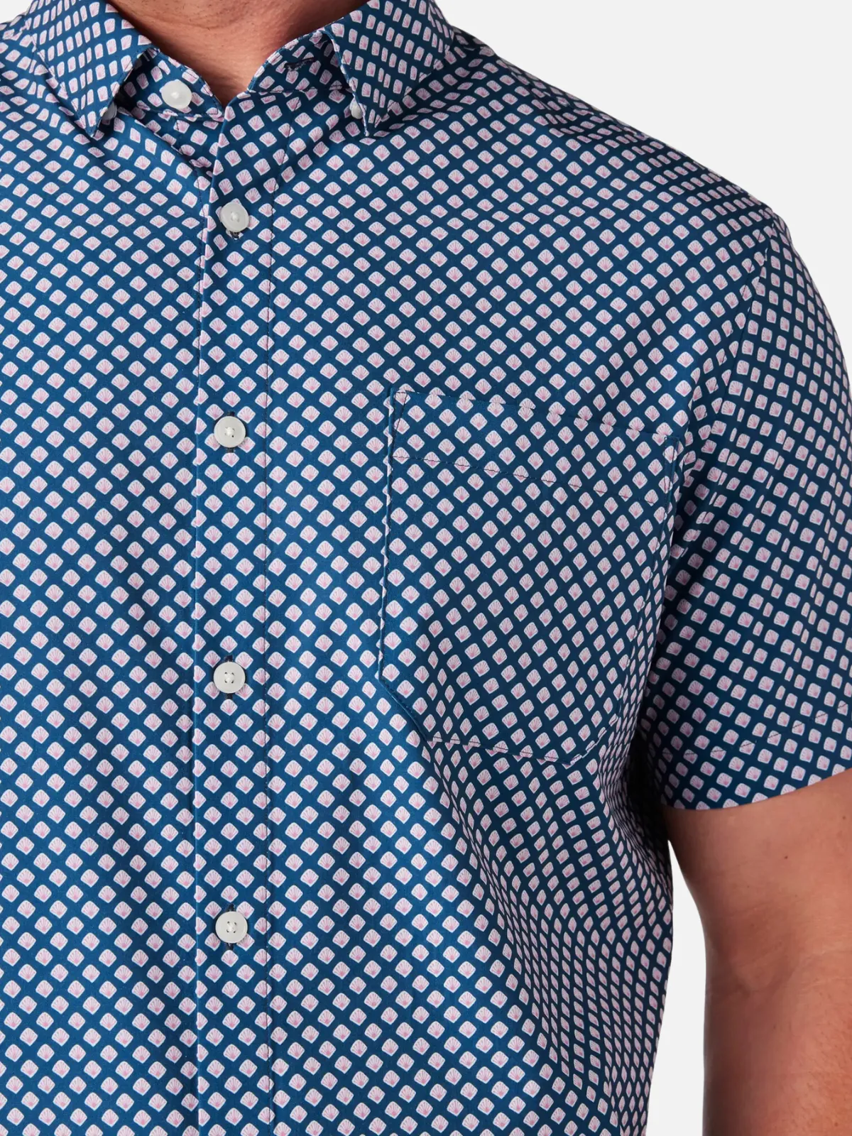 Mizzen   Main Leeward SS Shirt - Poseidon Agave