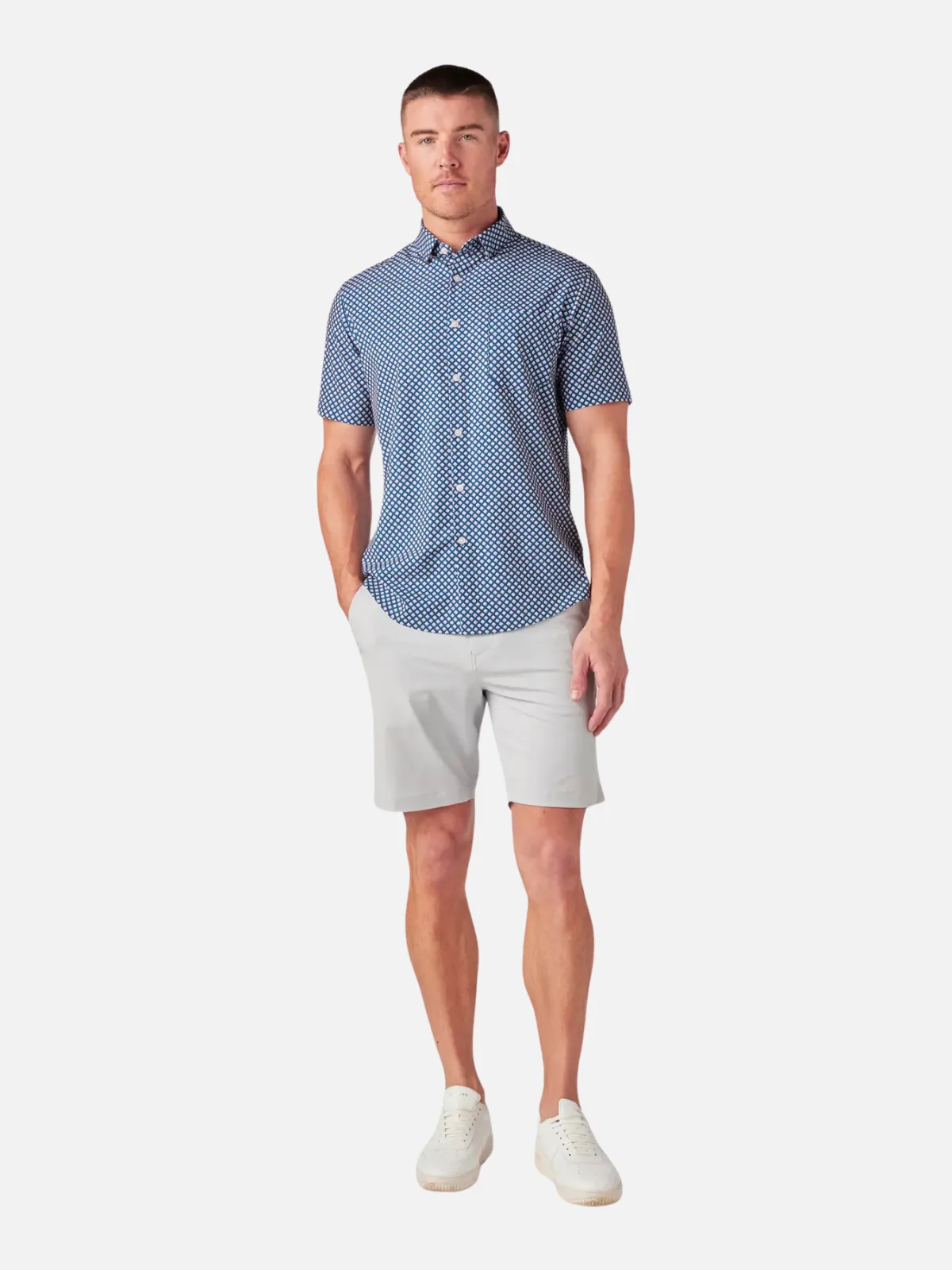 Mizzen   Main Leeward SS Shirt - Poseidon Agave