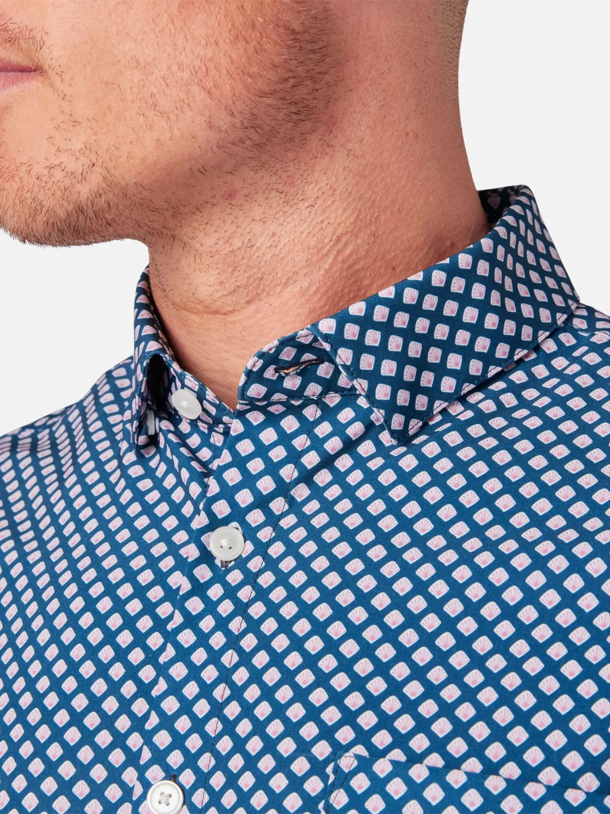 Mizzen   Main Leeward SS Shirt - Poseidon Agave
