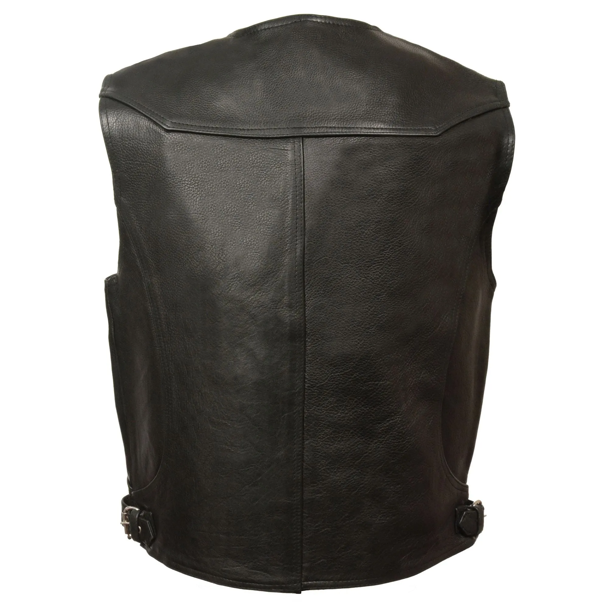 ML1927 Men's Deep Pocket Vest w/ Side Buckle