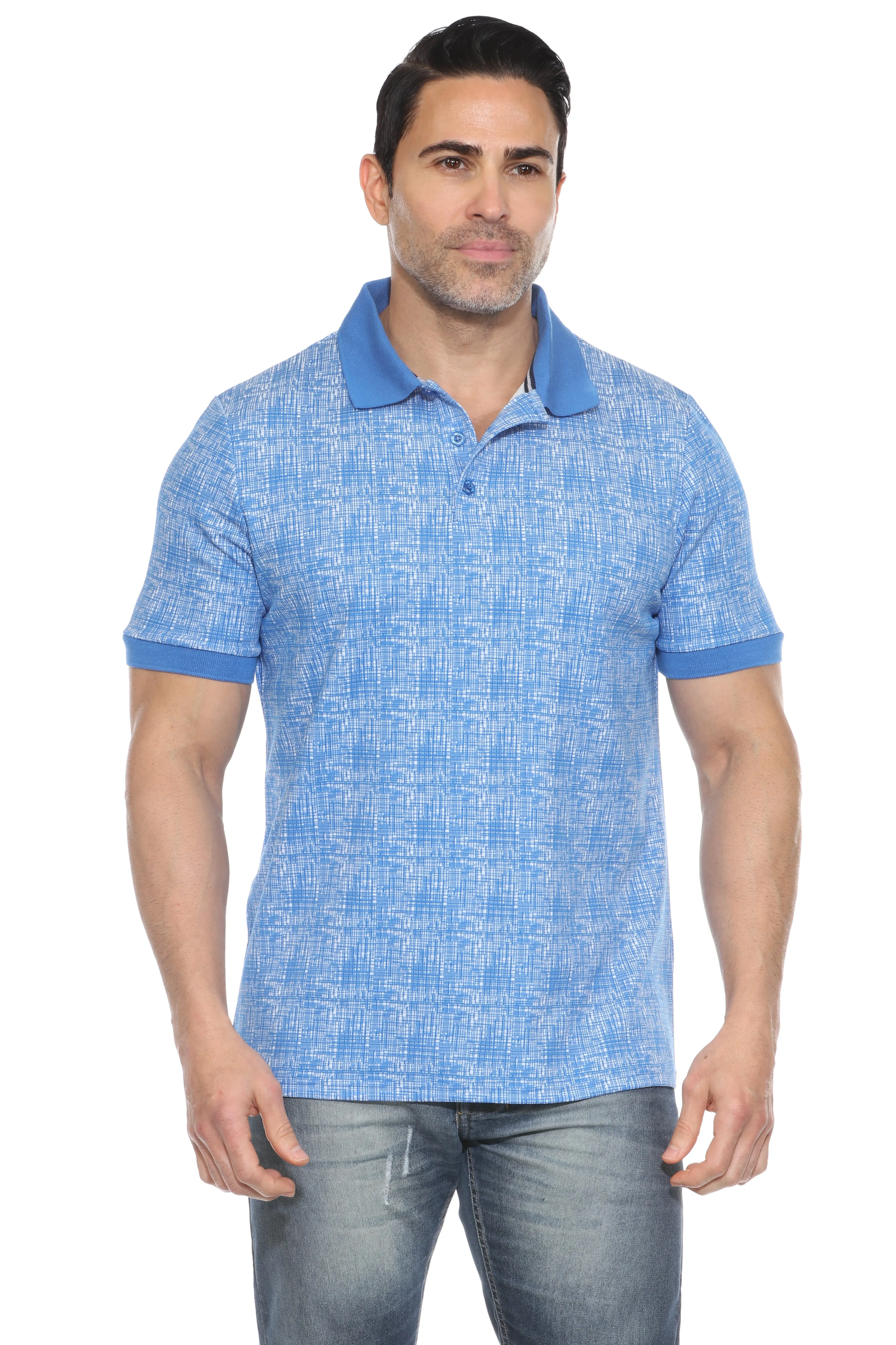 Mojito Casual Stylish Textured Polo Shirt
