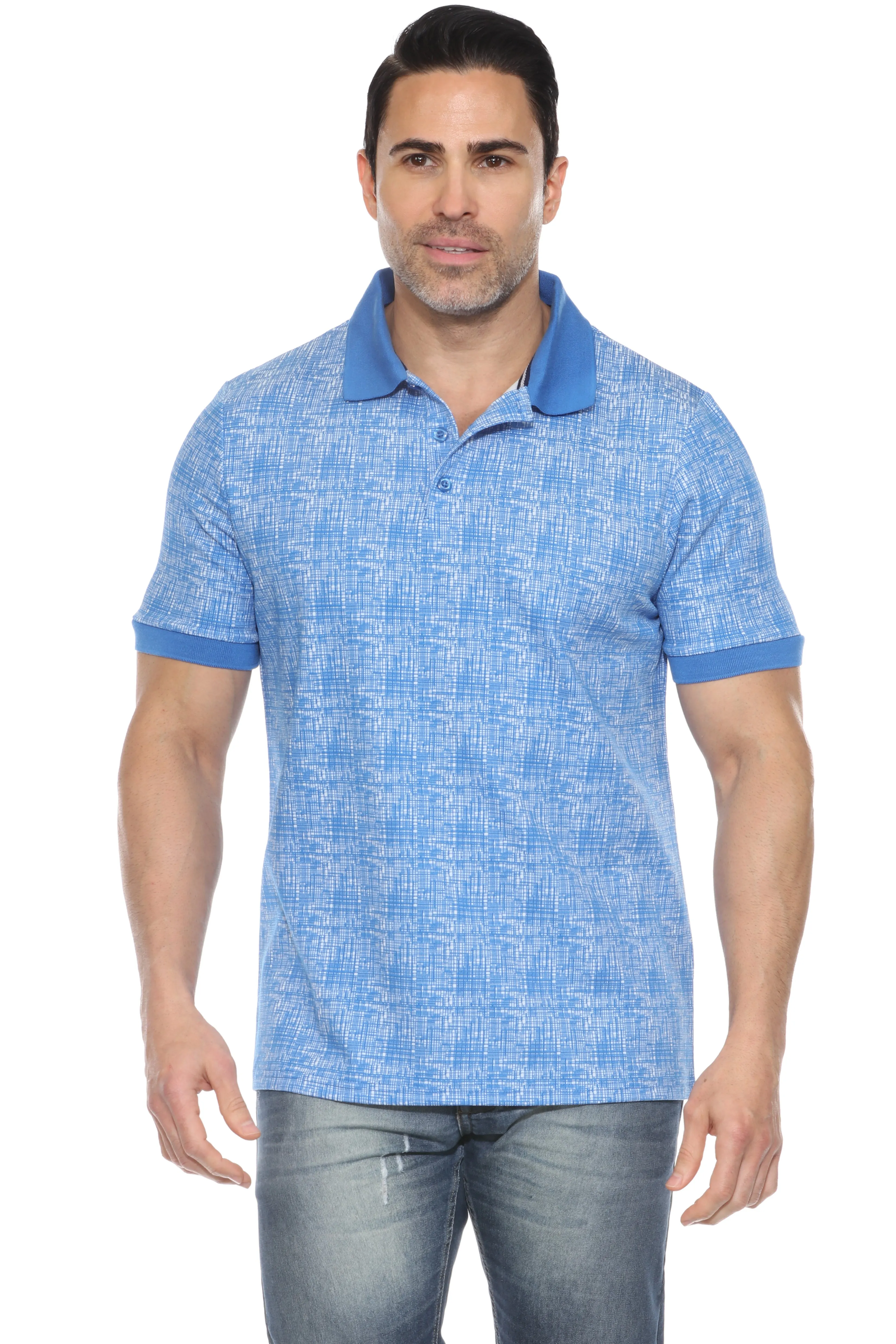 Mojito Casual Stylish Textured Polo Shirt
