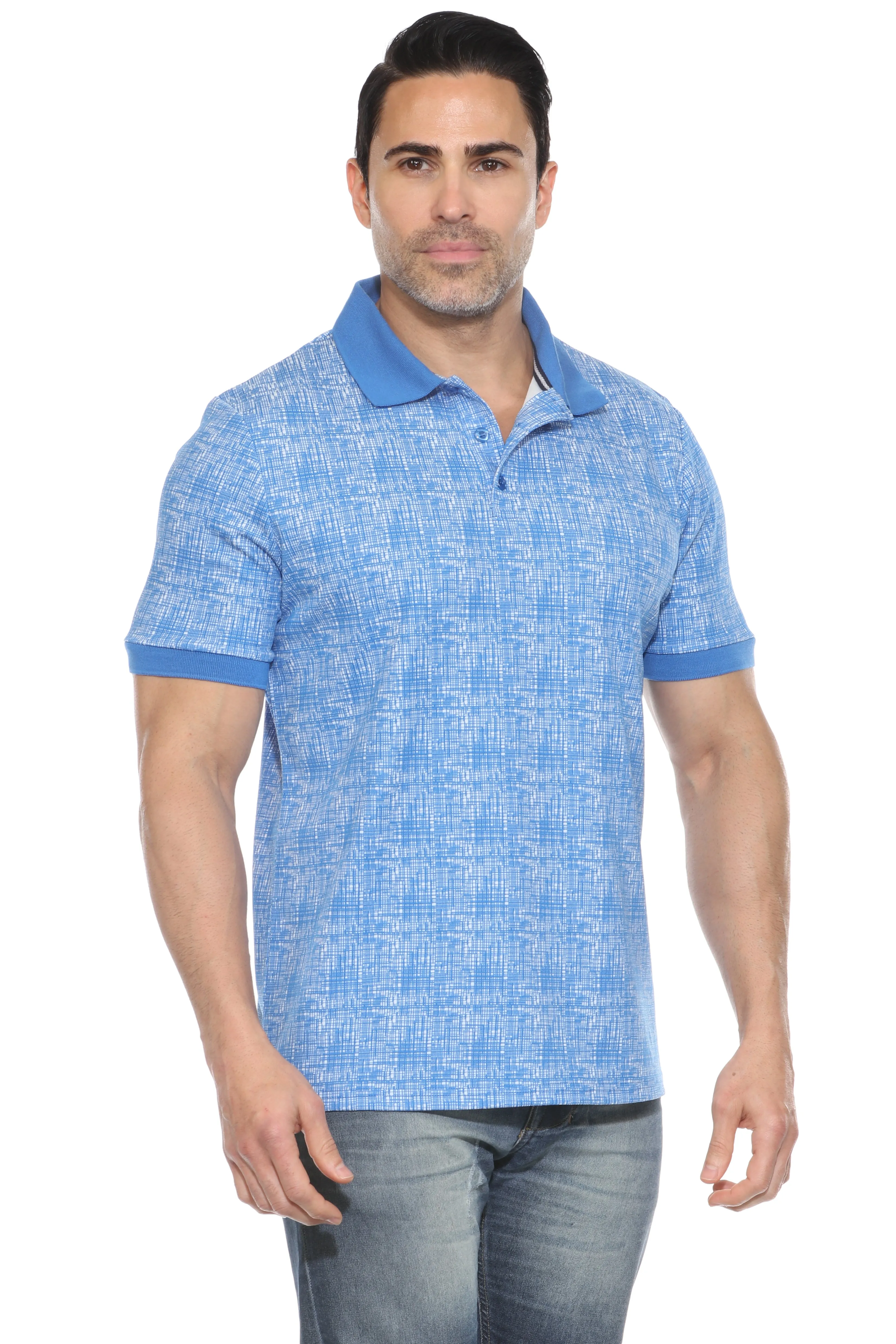 Mojito Casual Stylish Textured Polo Shirt