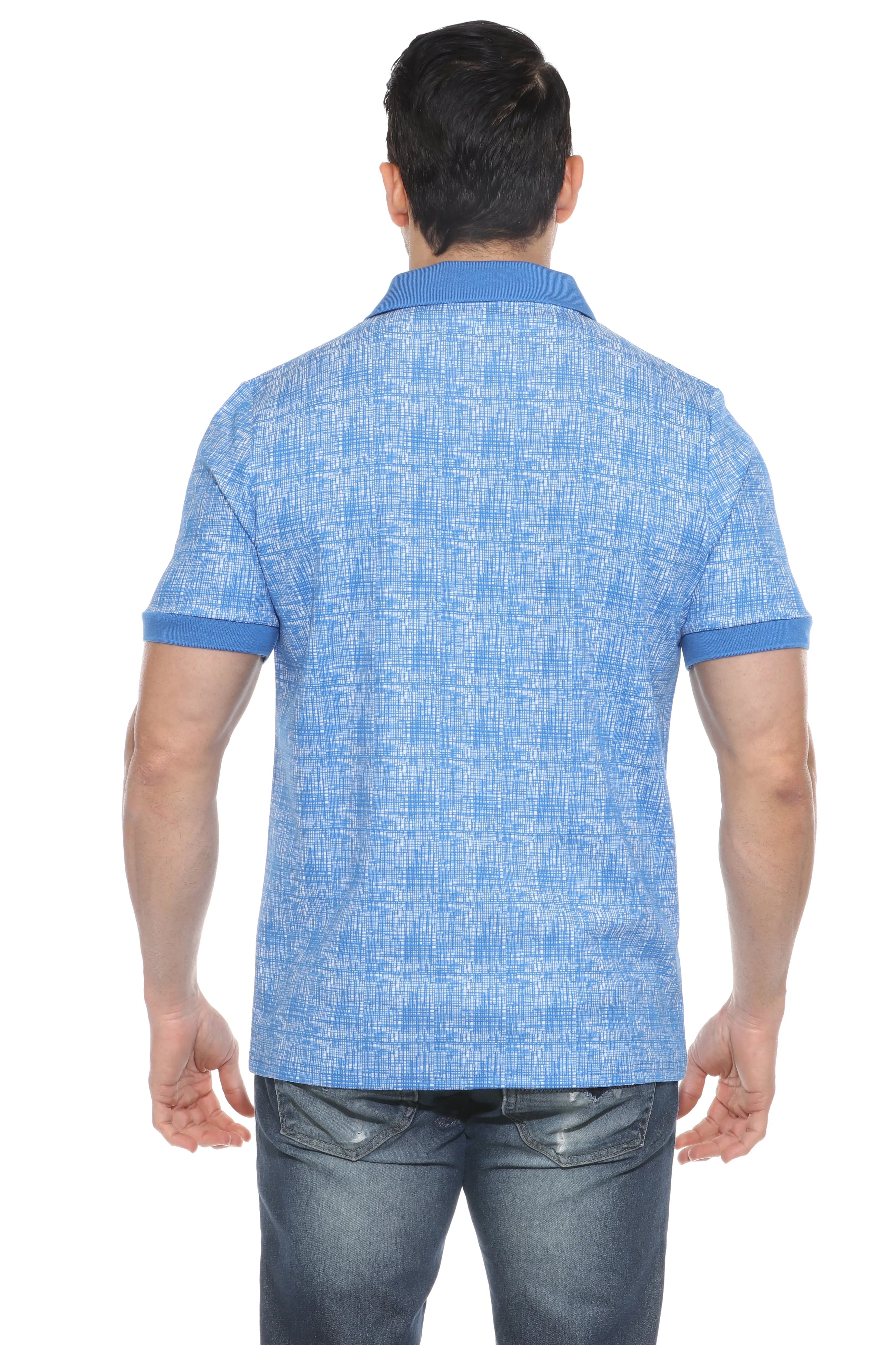 Mojito Casual Stylish Textured Polo Shirt