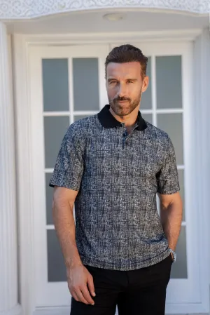 Mojito Casual Stylish Textured Polo Shirt