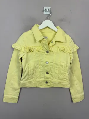 Monsoon Lemon Denim Jacket 7-8y