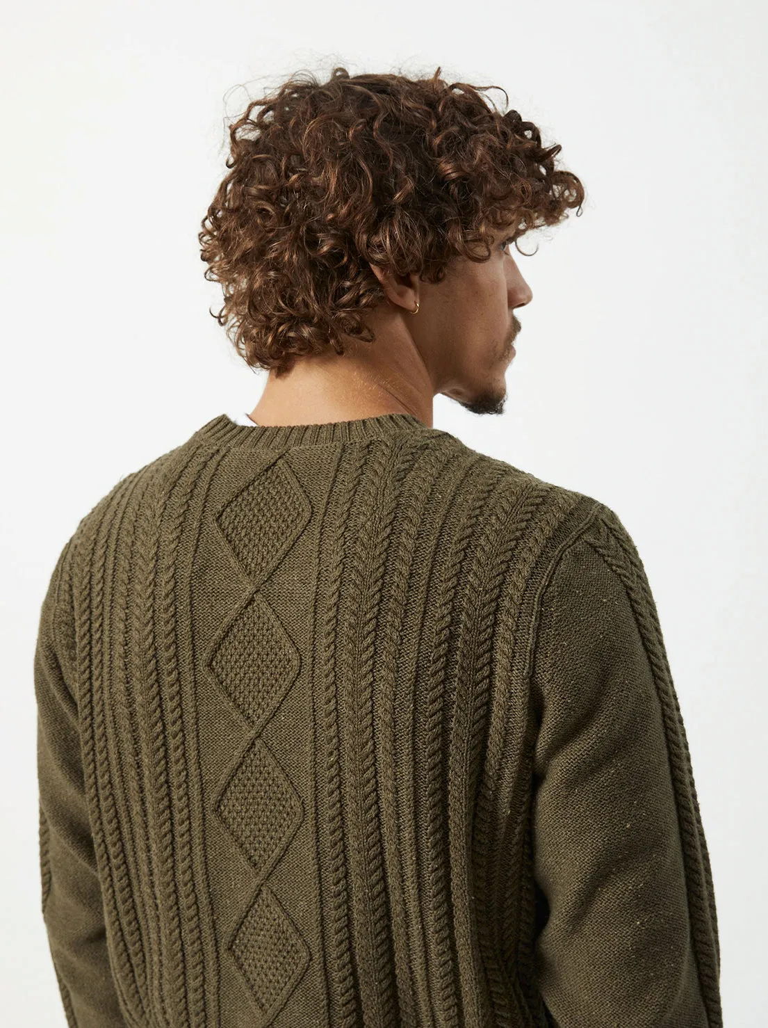 Mr Simple - Oslo Cable Knit - Fatigue