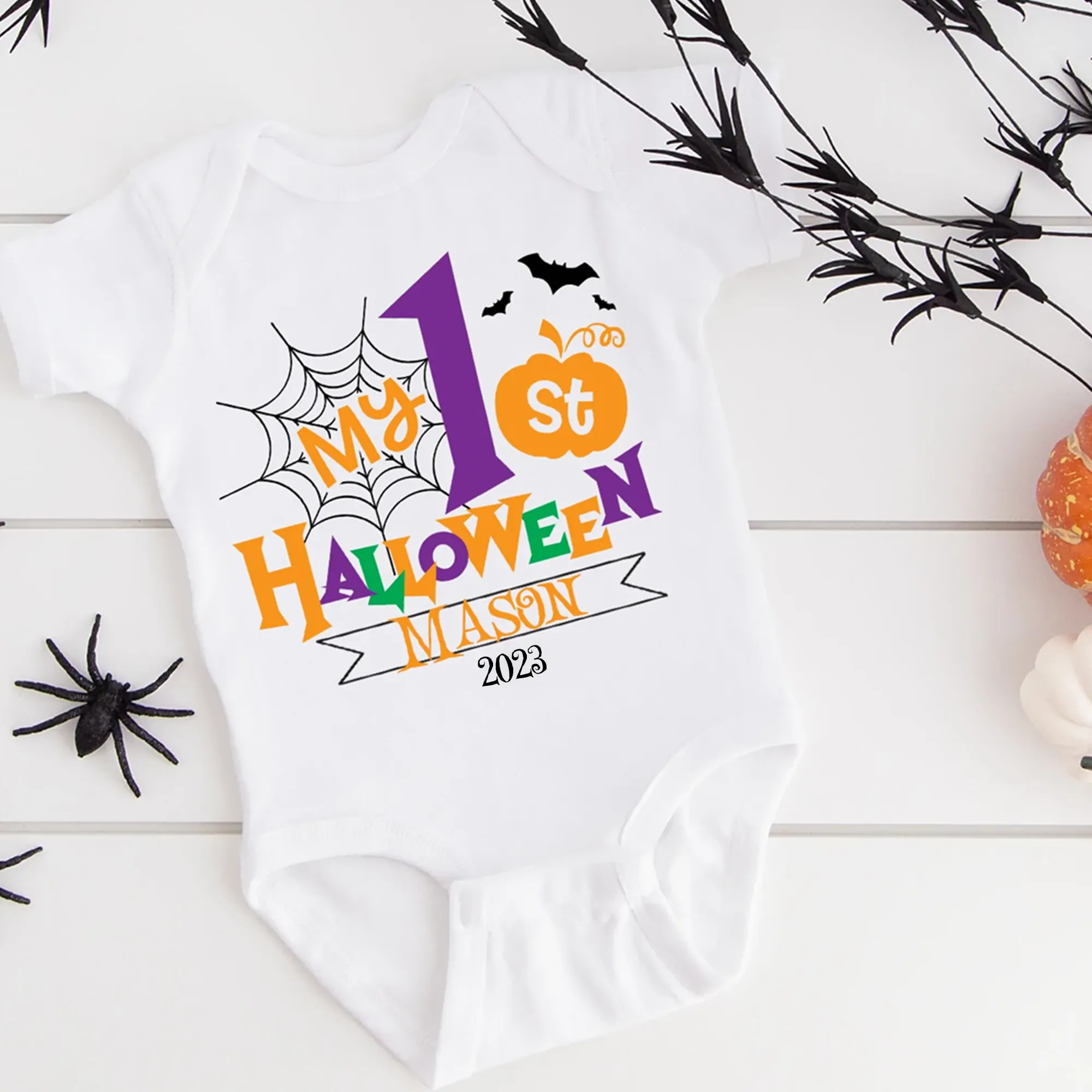 My 1st Halloween - Personalised Baby Vest