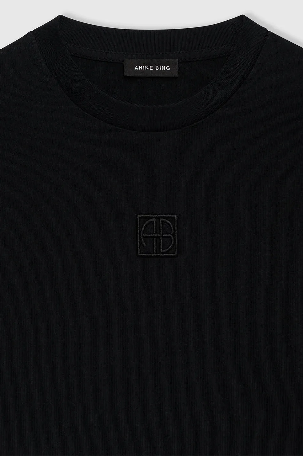 Myers cropped monogram tee