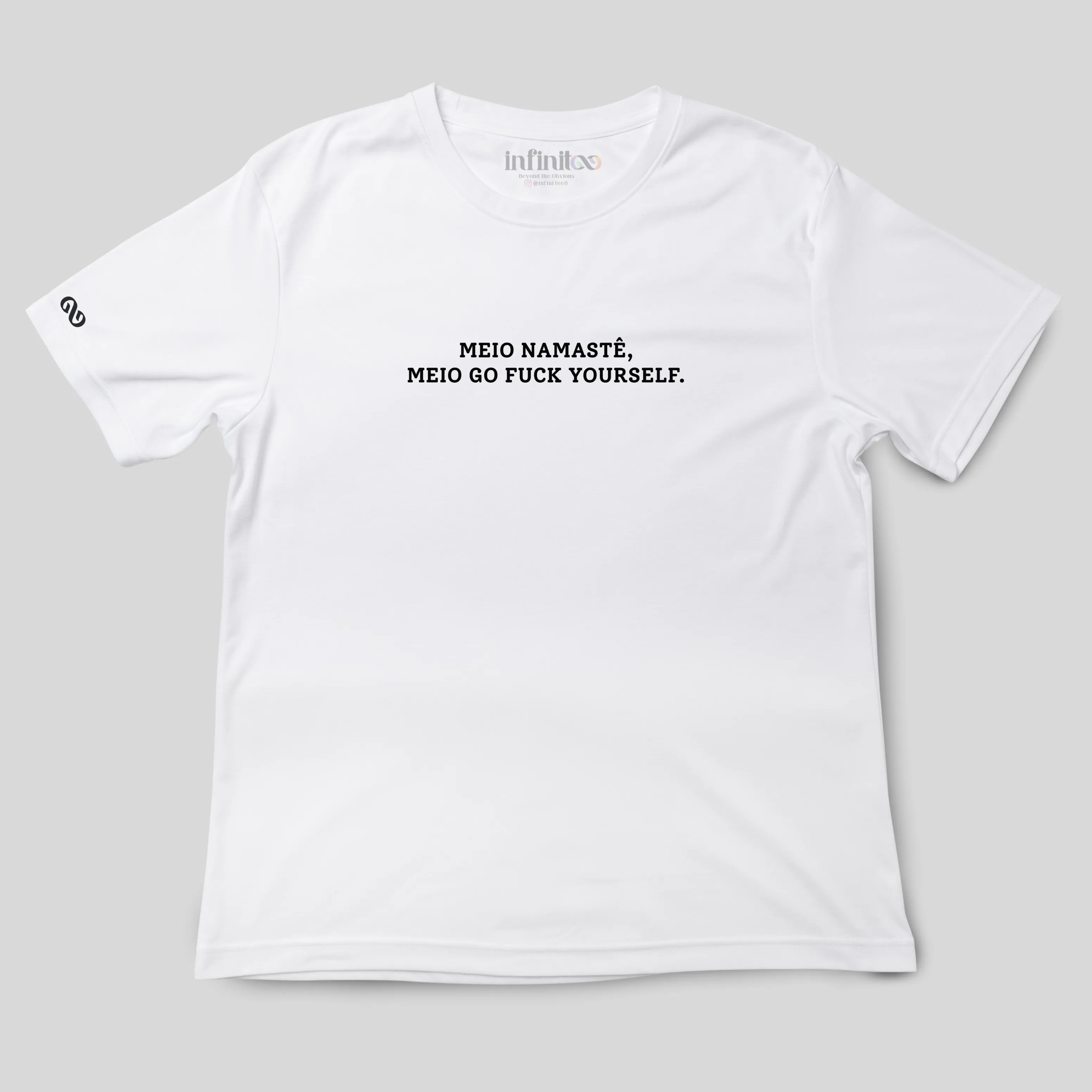 Namastê Basic White/Black Unisex T-shirt
