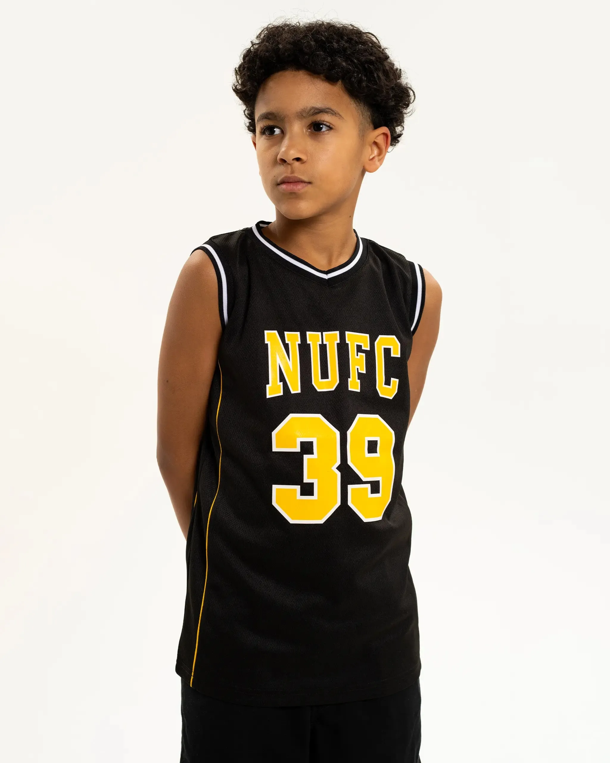 Newcastle United Kids' Mesh Basketball Jersey