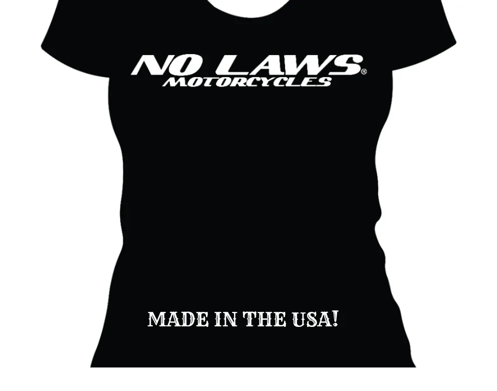 NO LAWS MOTORCYCLES - WOMAN