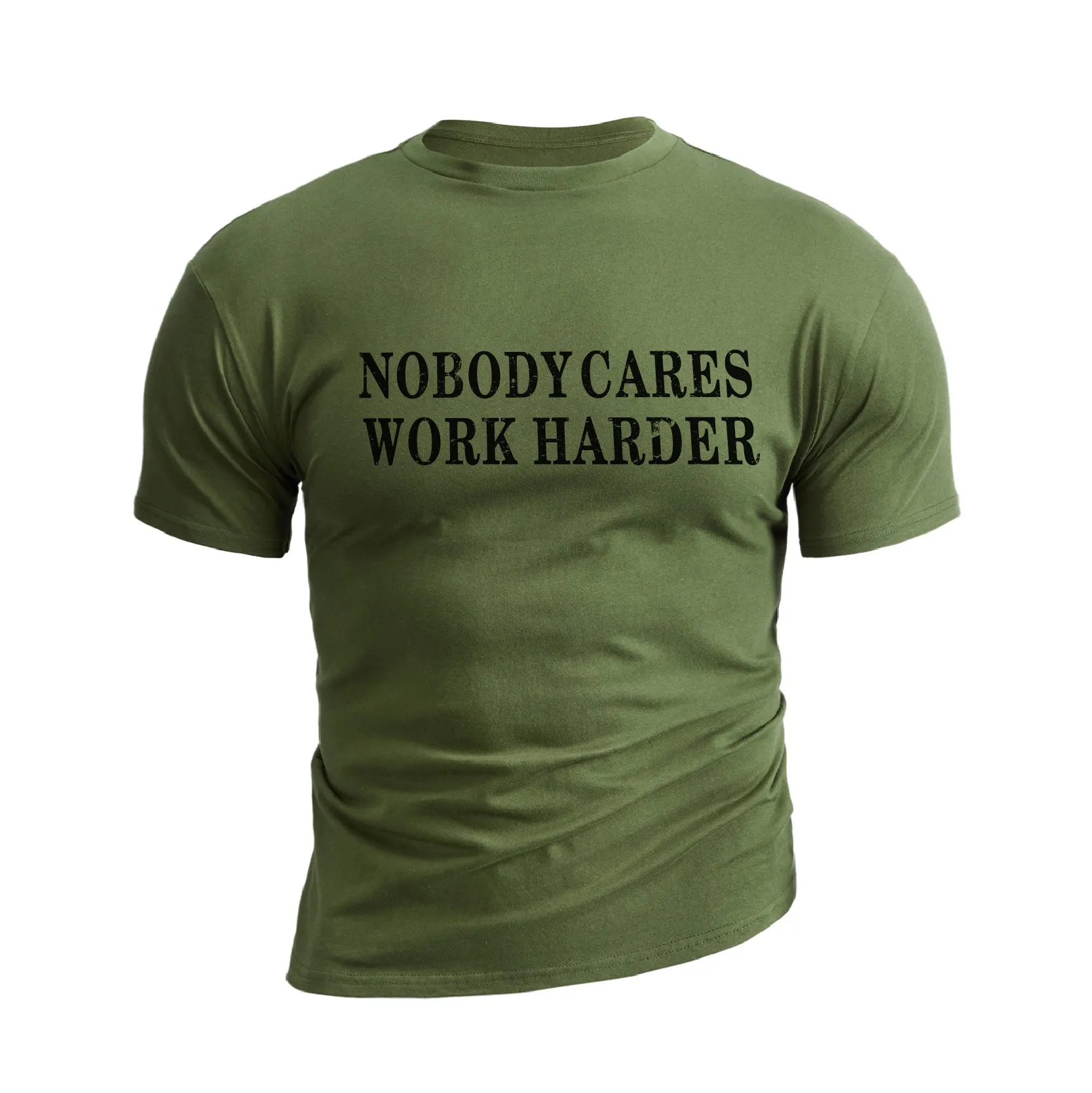 NOBODY CARES WORK HARDER GRAPHIC TEE