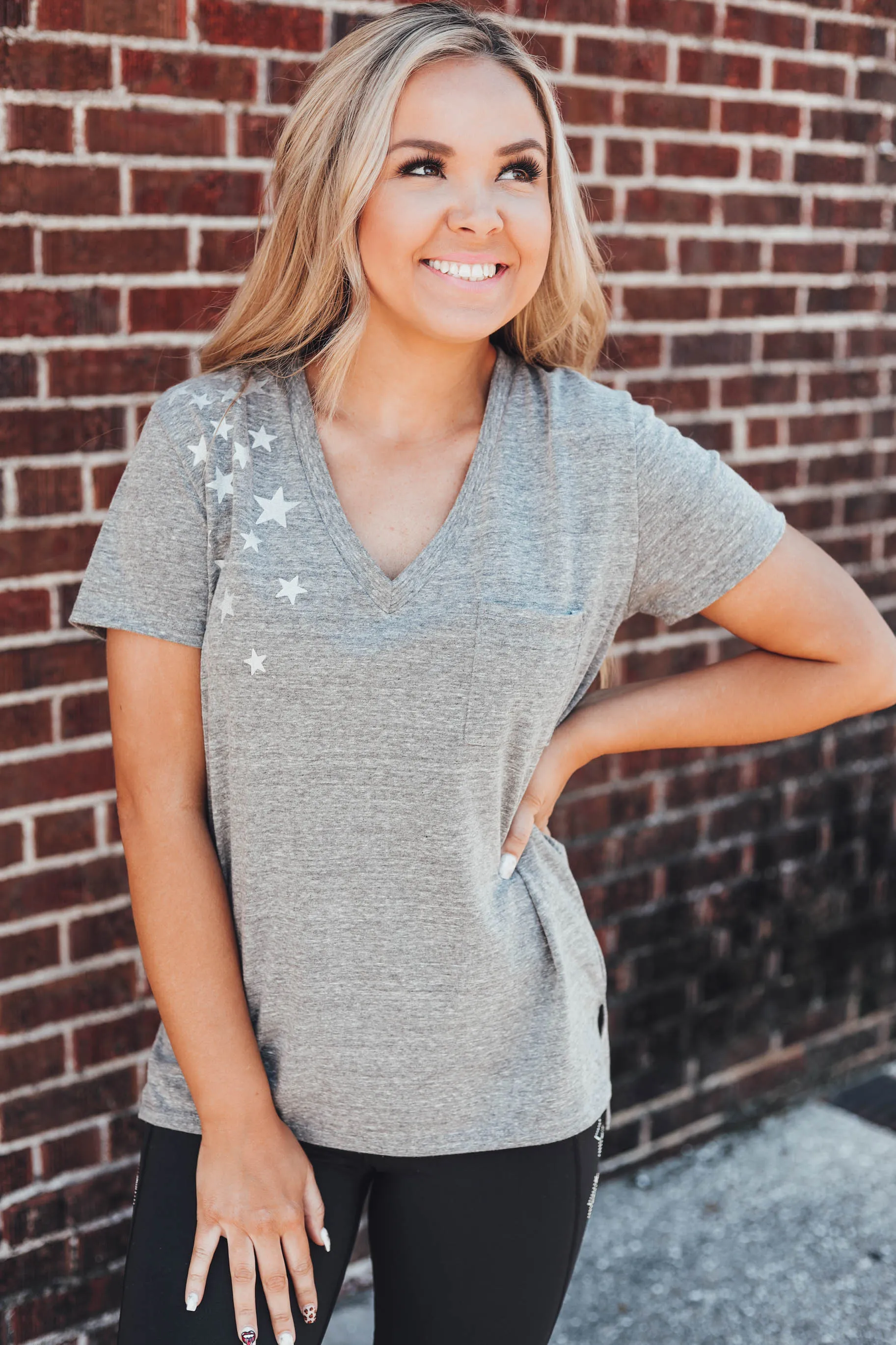 Not So Basic After All Top - Grey