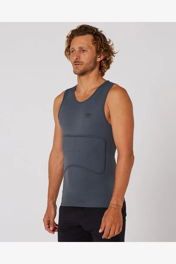 O&E RIB GUARD PADDED VEST - CHARCOAL