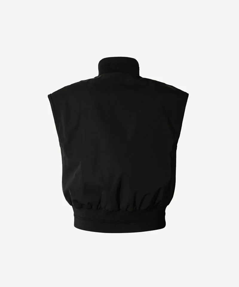 OBER Golf Memory Zip-Up Wind Vest - Black