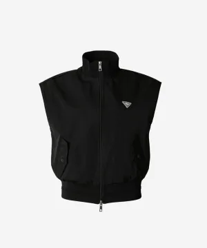 OBER Golf Memory Zip-Up Wind Vest - Black