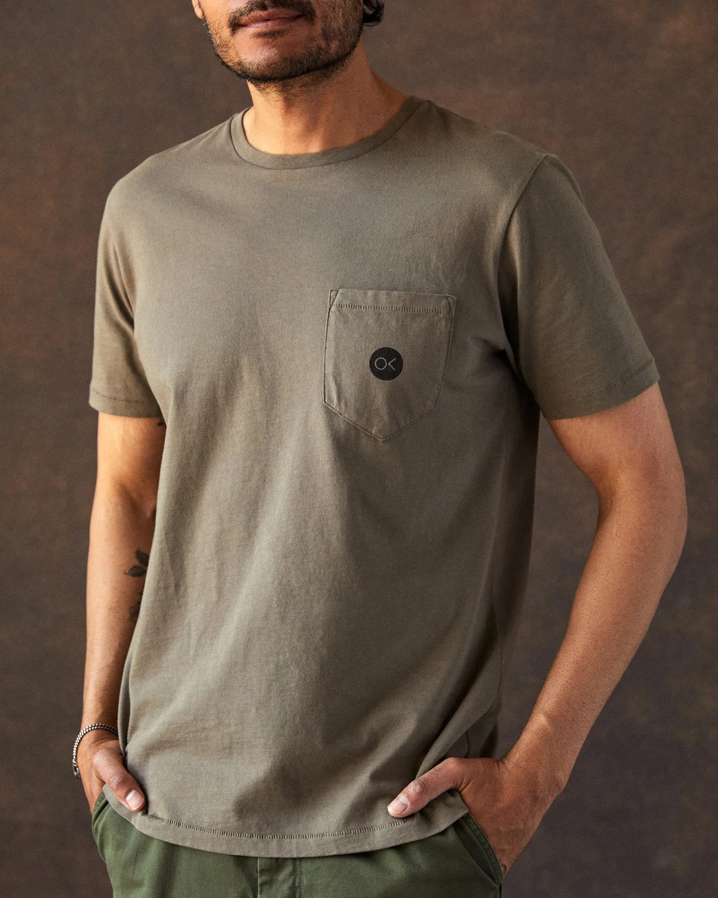 OK Dot Pocket Tee - FINAL SALE