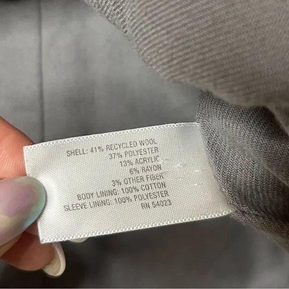 Old Navy Plaid Toggle Pea Coat
