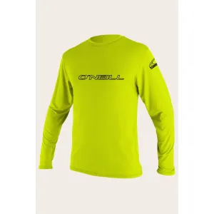 O'NEILL YOUTH BASIC SKINS 50  L/S SUN SHIRT LIME