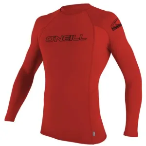 Oneill YOUTH BASIC SKINS Rashguard  L/S CREW 3446 UPF 50  - Red