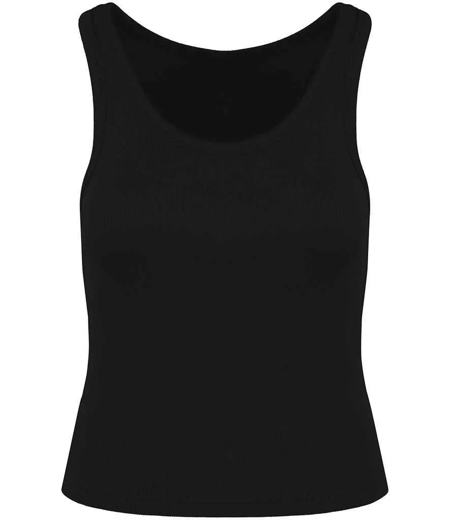 Organic Cotton Ribbed Tank Top: Womens