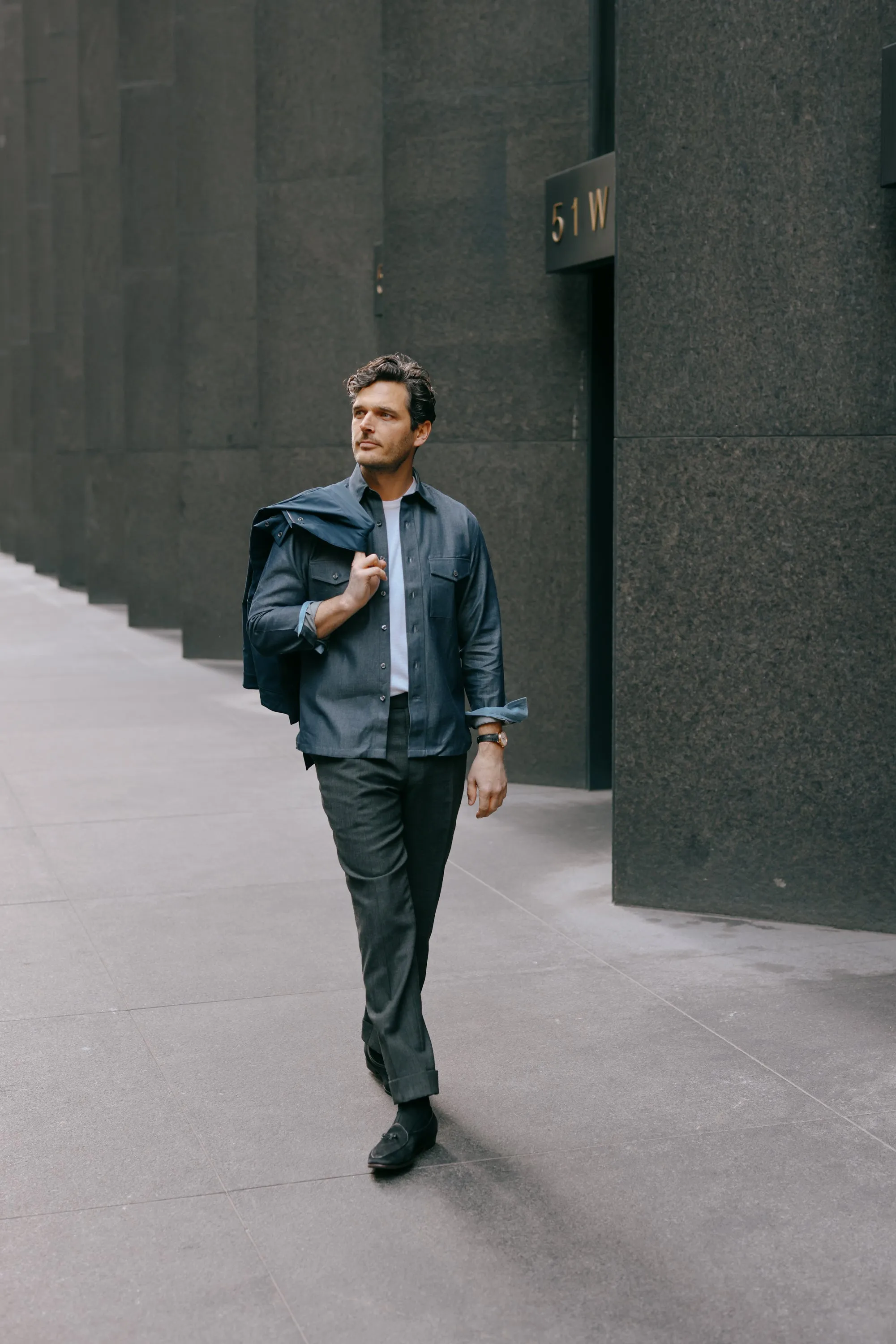 Overshirt in Indigo Denim