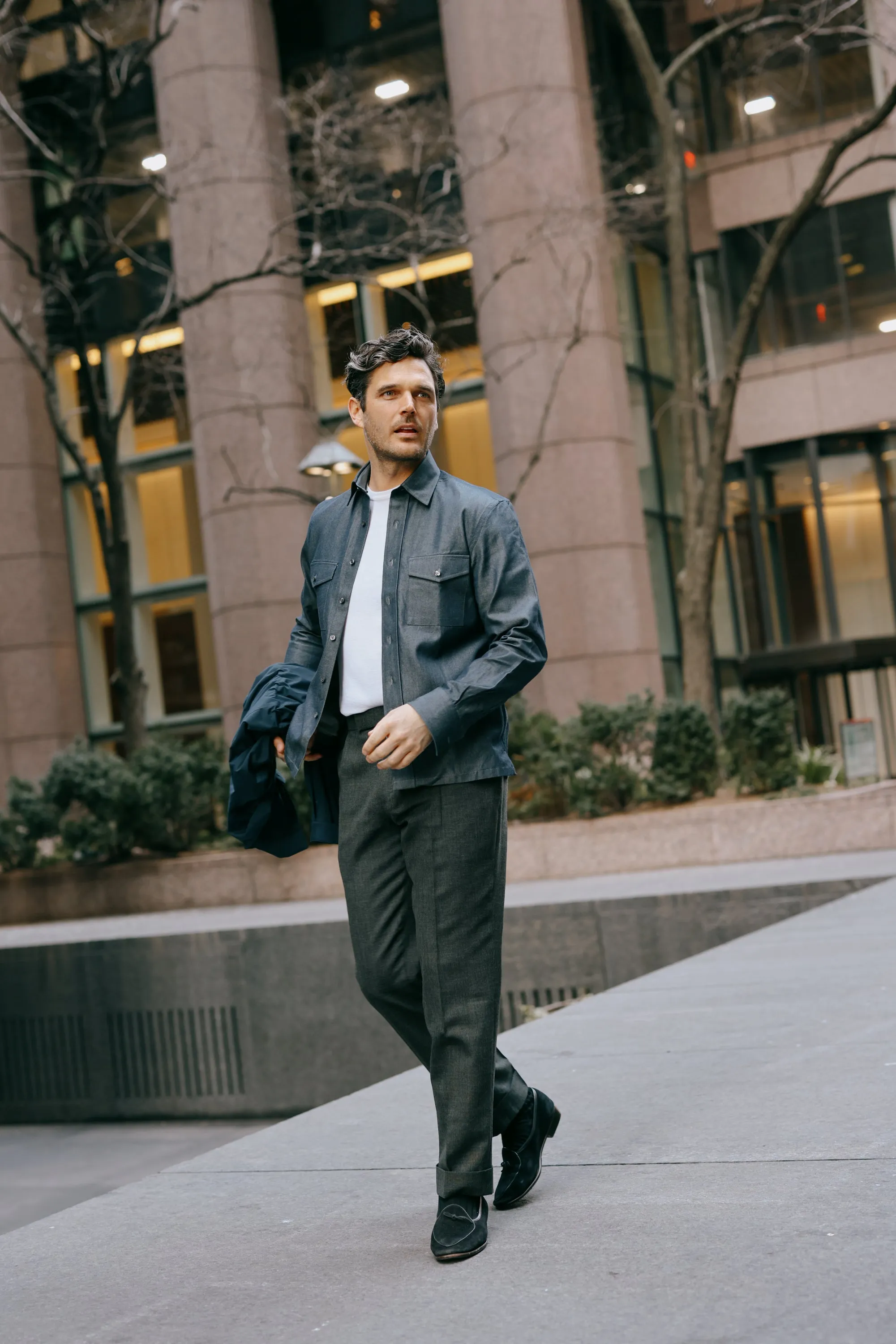Overshirt in Indigo Denim