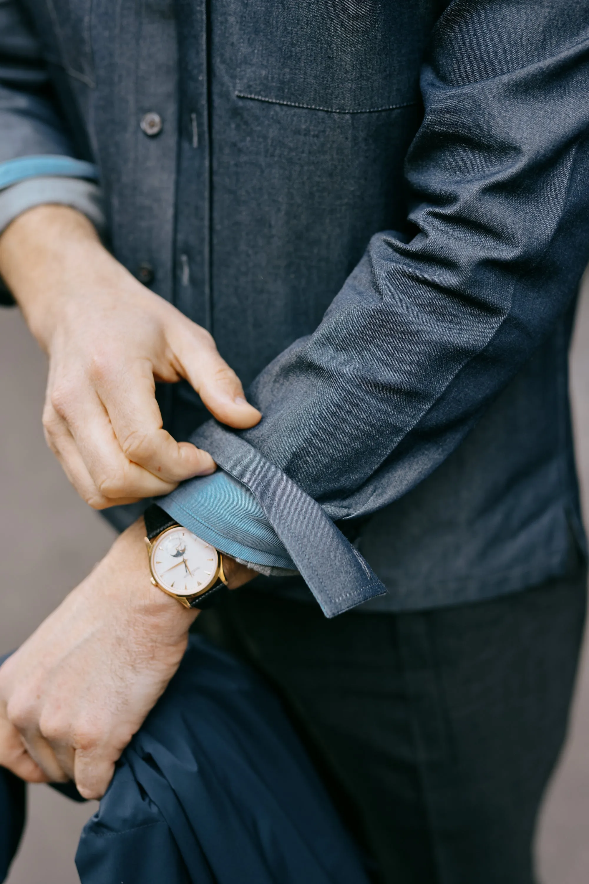 Overshirt in Indigo Denim