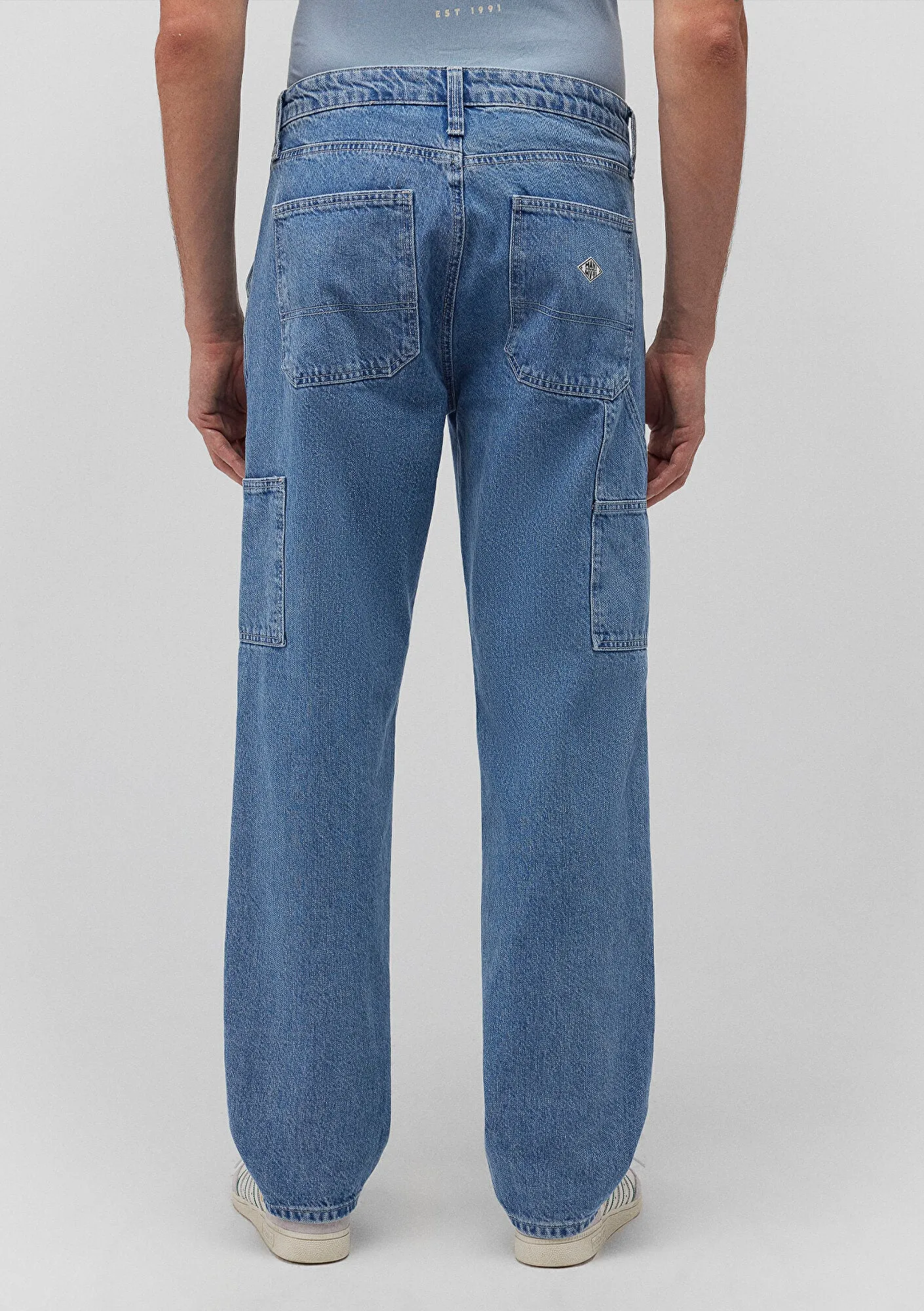 Oxford Light Blue Denim Jean Pants