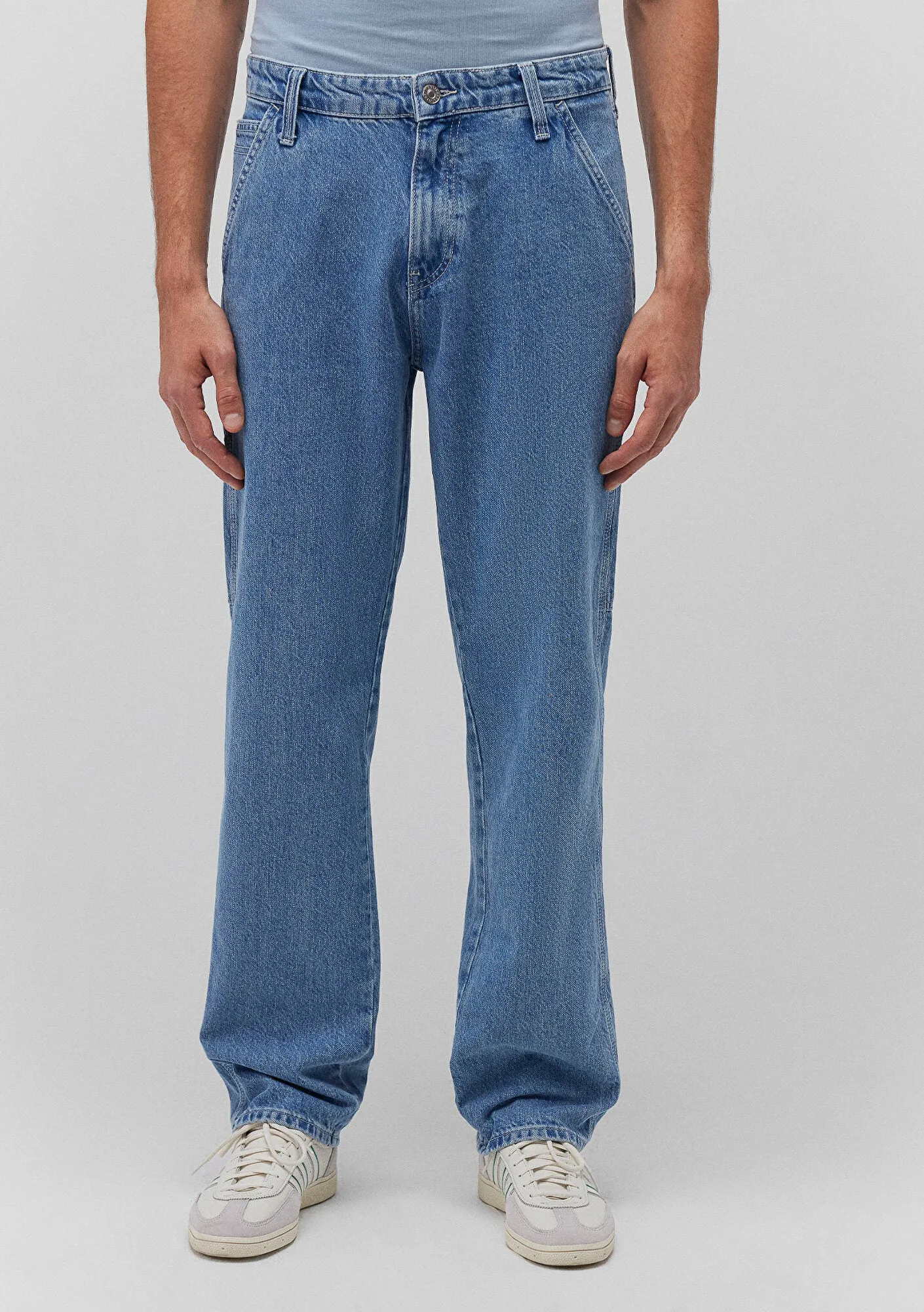 Oxford Light Blue Denim Jean Pants