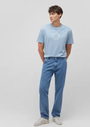 Oxford Light Blue Denim Jean Pants